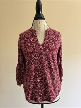 Lucky Brand Women's 3/4 Sleeve Top